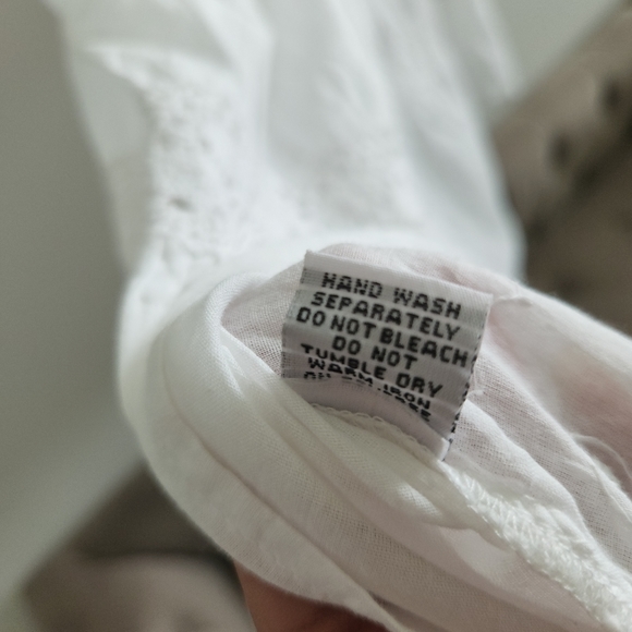 White  cotton summer dress - Picture 13 of 13